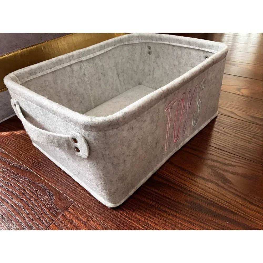 Madison Art Toy Basket With Handles